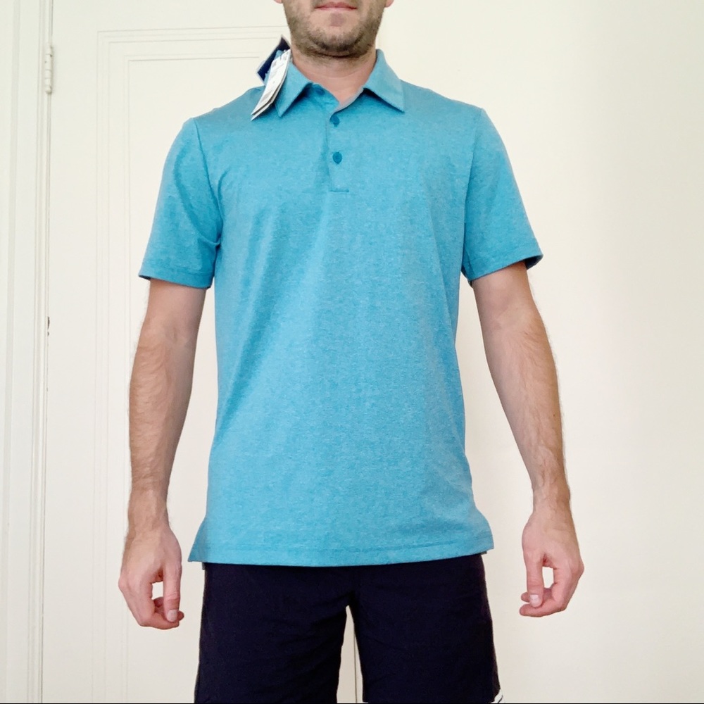 New Adidas Ultimate Heather Polo